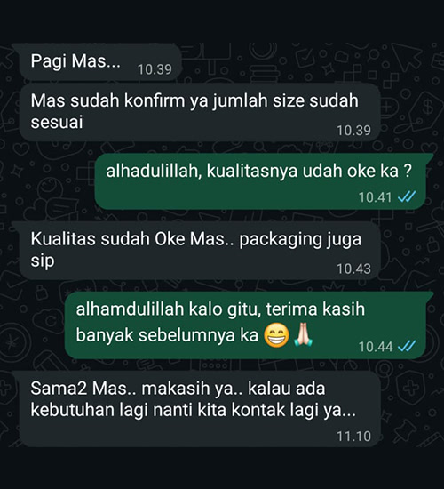 Tangkapan layar percakapan WhatsApp dengan Rahma Danu Ucla dari PERTAMINA SIMPRUNG RESIDENCE